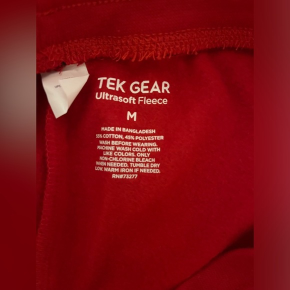 Red Sweat Pants - Picture 2 of 5